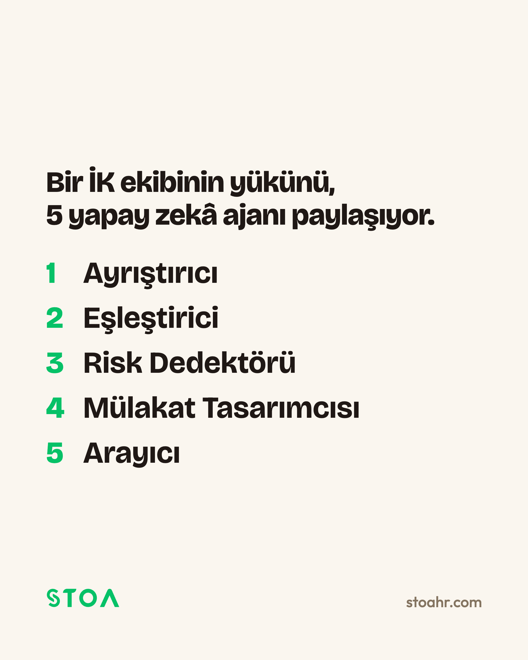 5 yapay zekâ ajanı